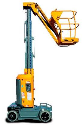 plataforma mástil vertical