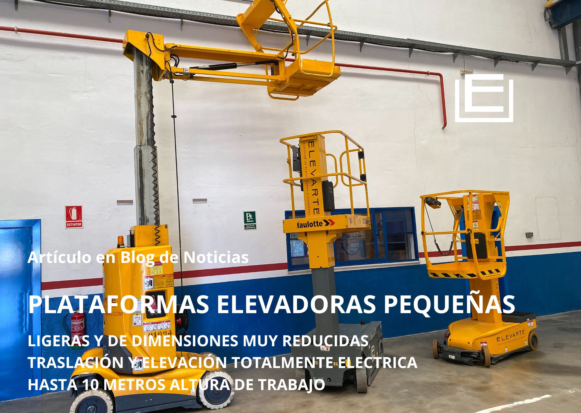 Plataformas Elevadoras Pequeñas