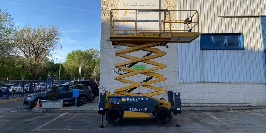 Plataforma elevadora tijera diesel 12 metros